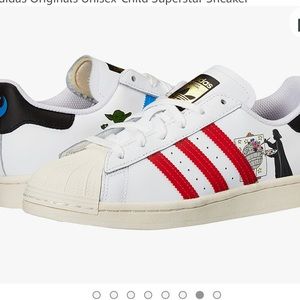 NWT Adidas Superstar CF I Star Wars Darth Vader & Yoda FZ0646 8.5K & 9.5k
